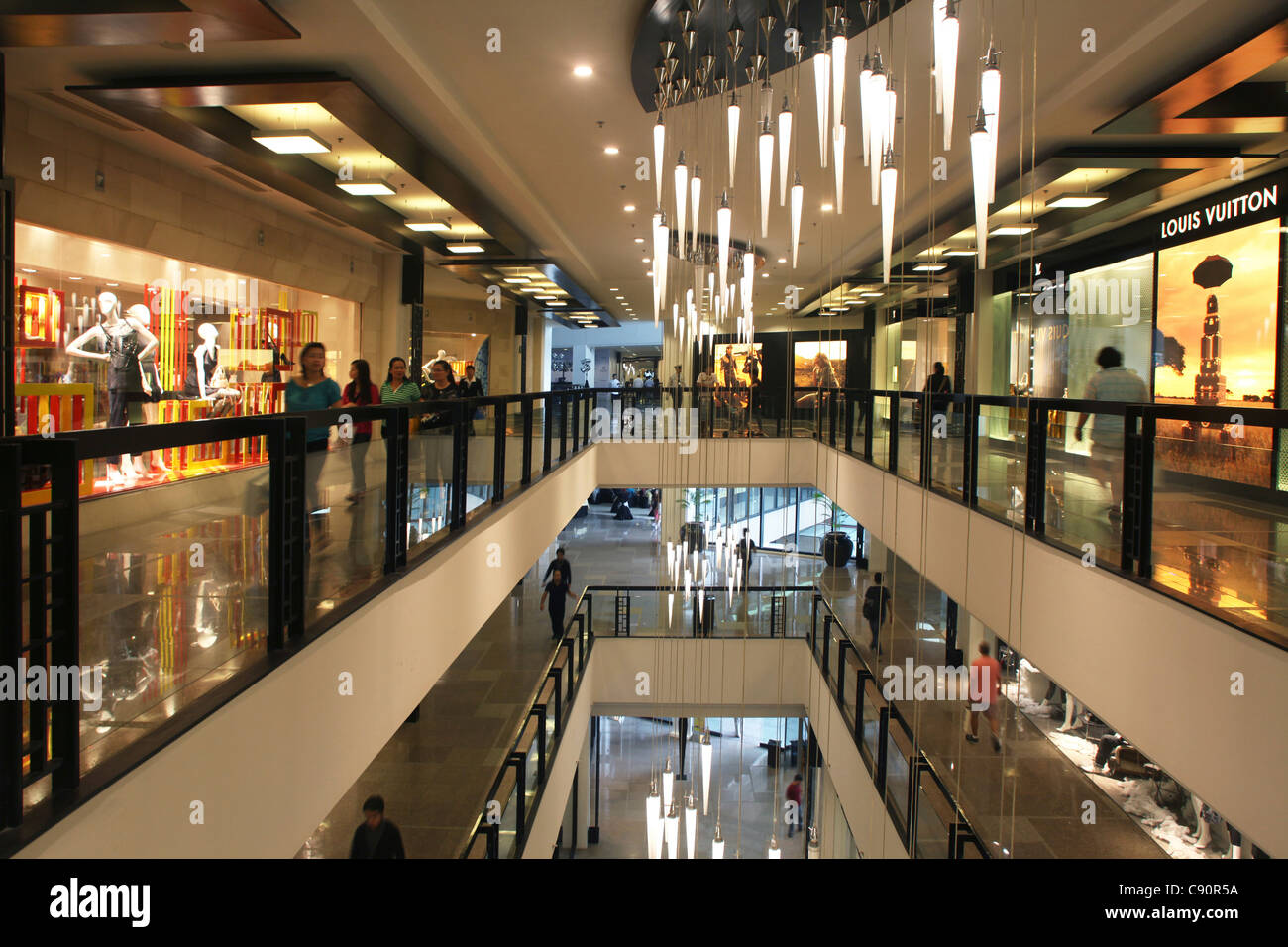 Greenbelt 5 centre commercial de Makati, Manila, Makati City, Manila, l'île de Luzon, Philippines Banque D'Images