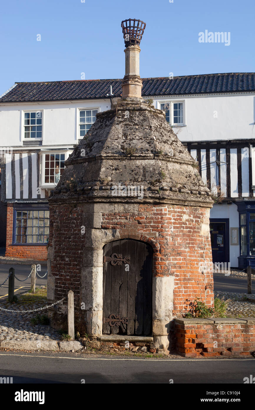 L'ancien village de verrouiller ou aveugles Chambre Prison à peu Walsingham Banque D'Images