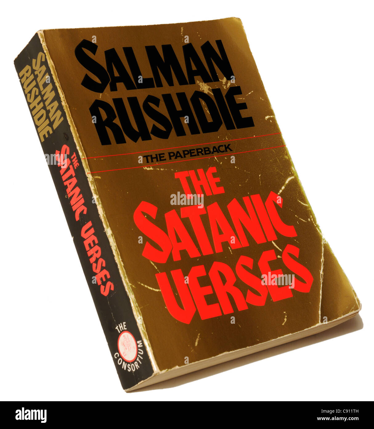 Les Versets sataniques de Salman Rushdie Banque D'Images