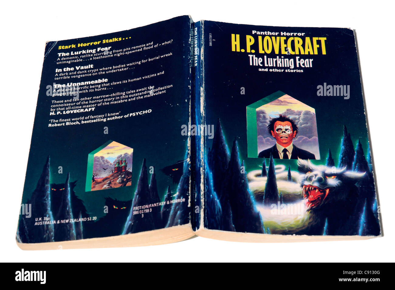 La Lurking Fear par HP Lovecraft Banque D'Images