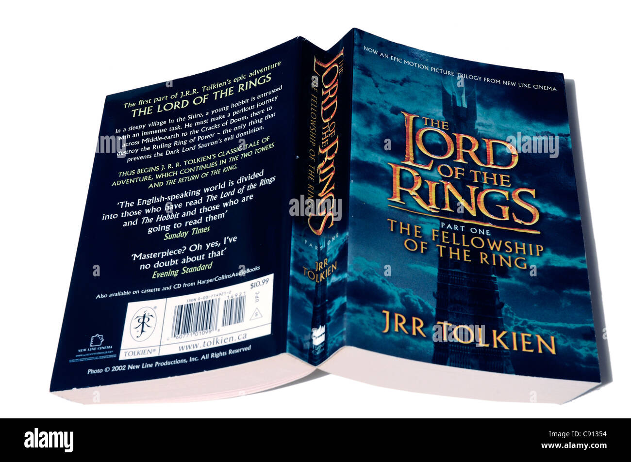 Le Seigneur des Anneaux de JRR Tolkien Banque D'Images