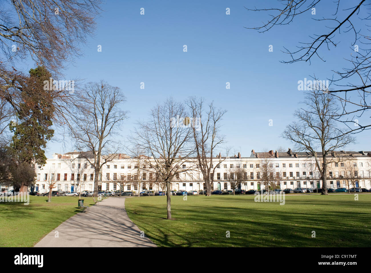 Jardins de Montpellier se trouve au cœur du centre-ville et sont une partie importante de Cheltenham regency du paysage. De nombreux Banque D'Images