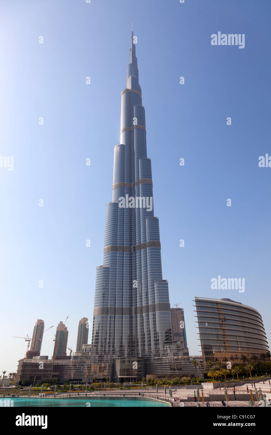 Dubaï Burj Khalifa à Dubaï Banque D'Images