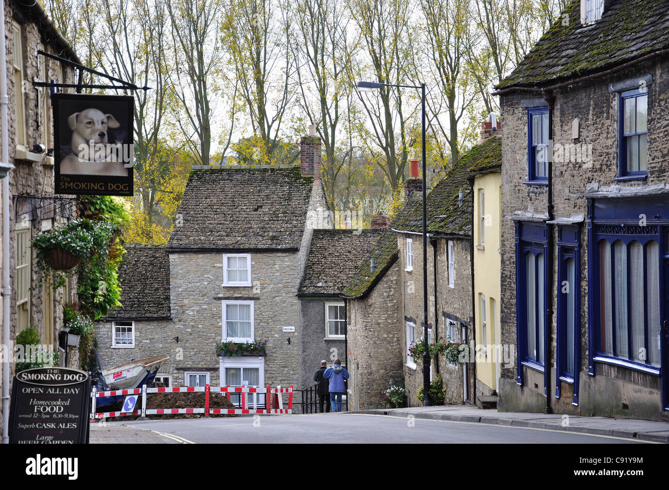 High Street, Malmesbury, Wiltshire, Angleterre, Royaume-Uni Banque D'Images