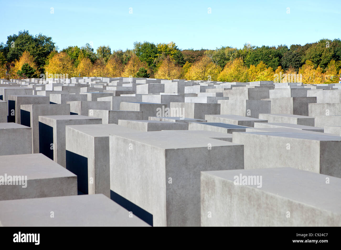 Mémorial aux Juifs assassinés d'Europe, Berlin, Allemagne Banque D'Images