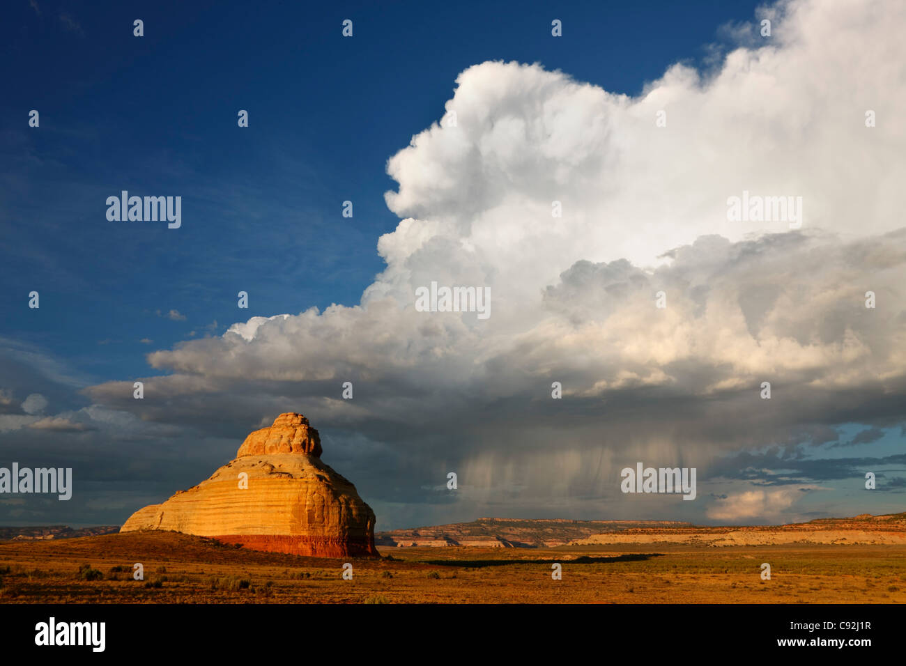 Church Rock, près de Moab, Utah Banque D'Images