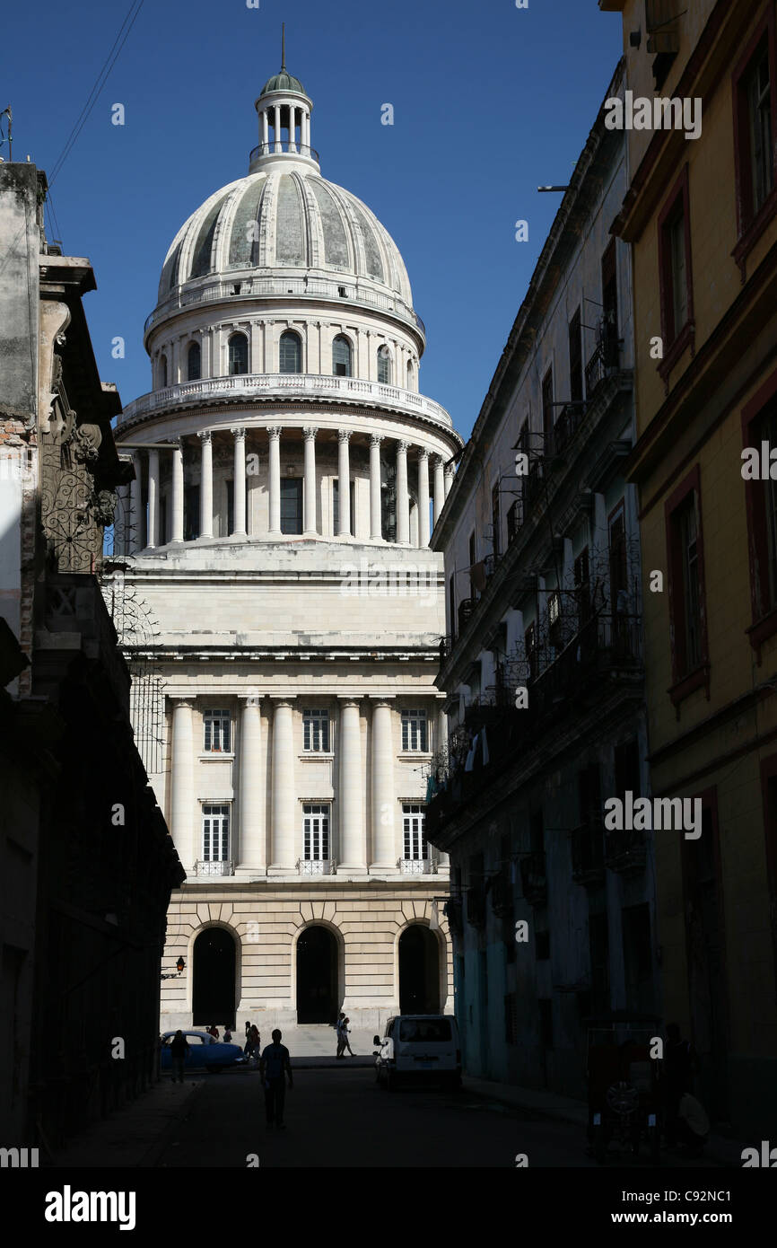 Capitole National à Paseo del Prado à La Havane, Cuba. Banque D'Images