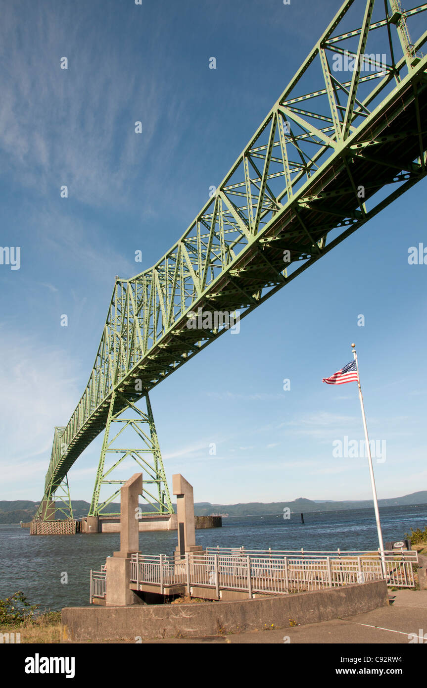 Astoria Megler pont Columbia River Oregon United States of America Banque D'Images