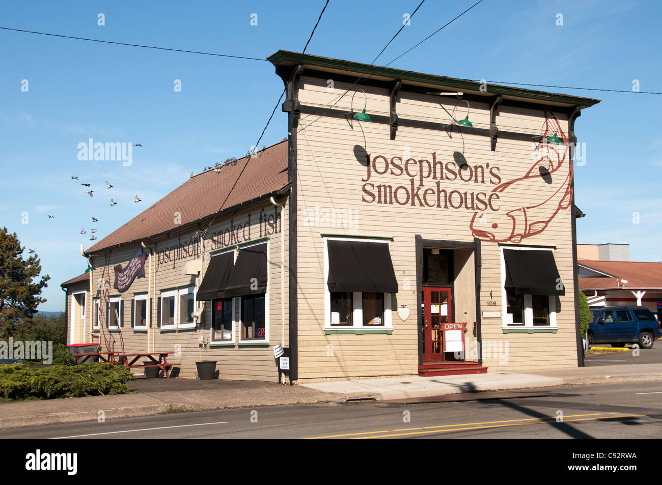 Astoria Megler pont Columbia River Oregon United States of America Banque D'Images