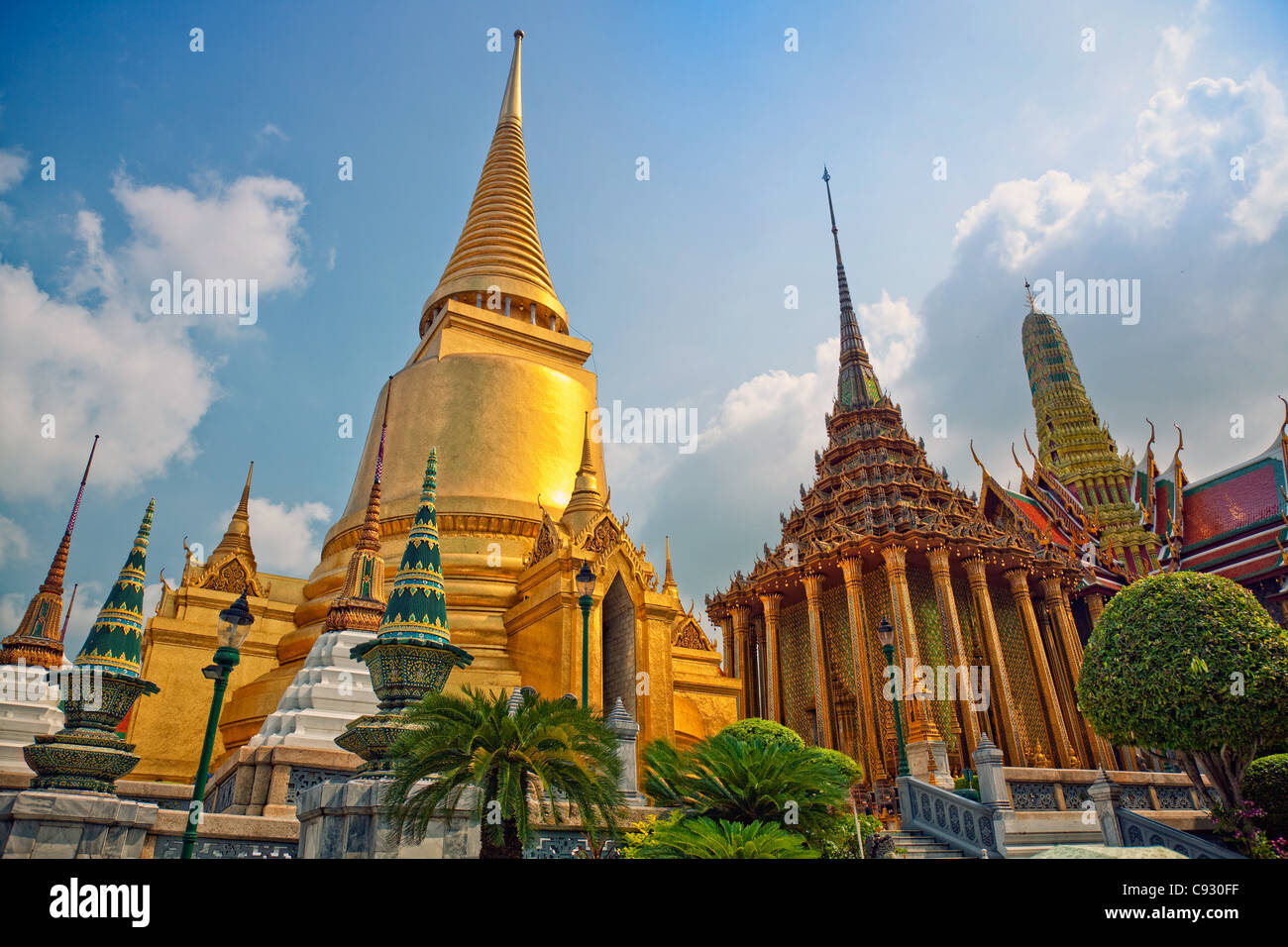 Bangkok Temple 'Wat Phra Kaew' Banque D'Images