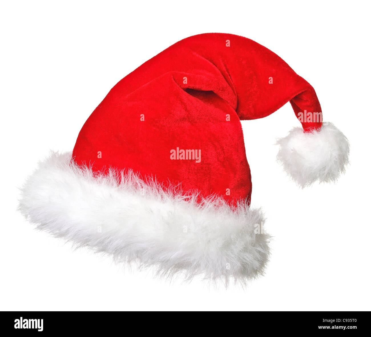 Belle image de santa claus hat Banque D'Images