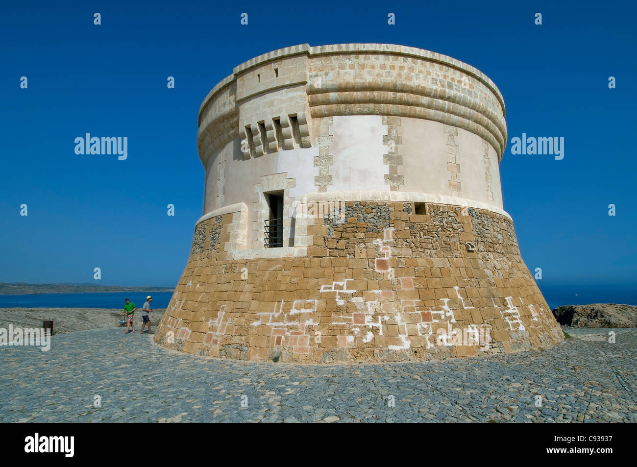 Tour à Fornells, Minorque, Baleares, Espagne Banque D'Images