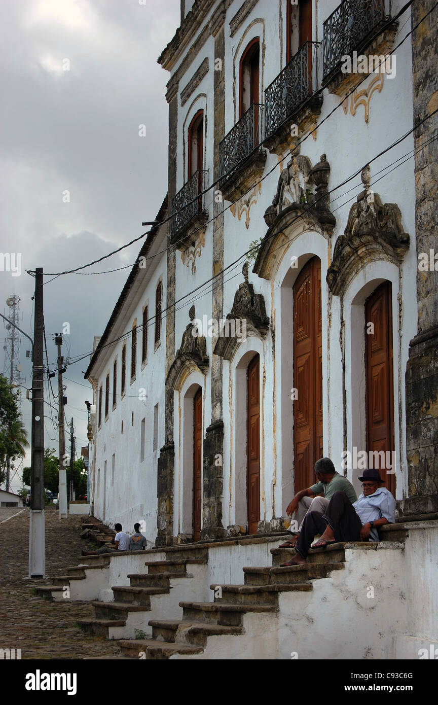 Convento de Santo Antonio dans un village près de Igarassu baroque Olinda Pernambuco Brésil Banque D'Images