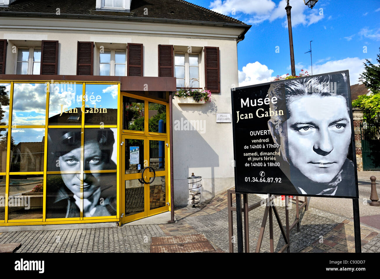 Musée Jean Gabin, Meriel, France Photo Stock - Alamy