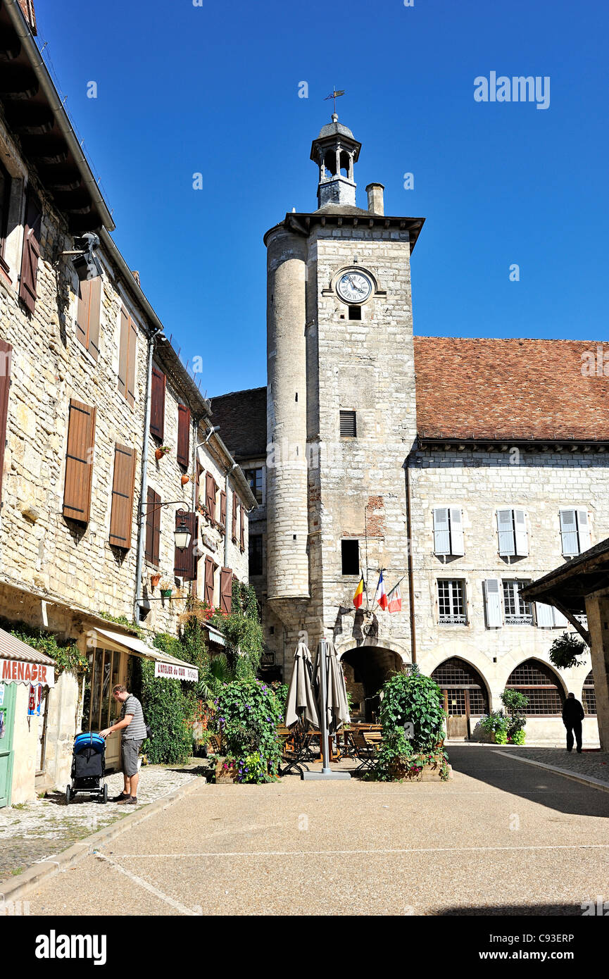 Martel, Dordogne, France. Banque D'Images
