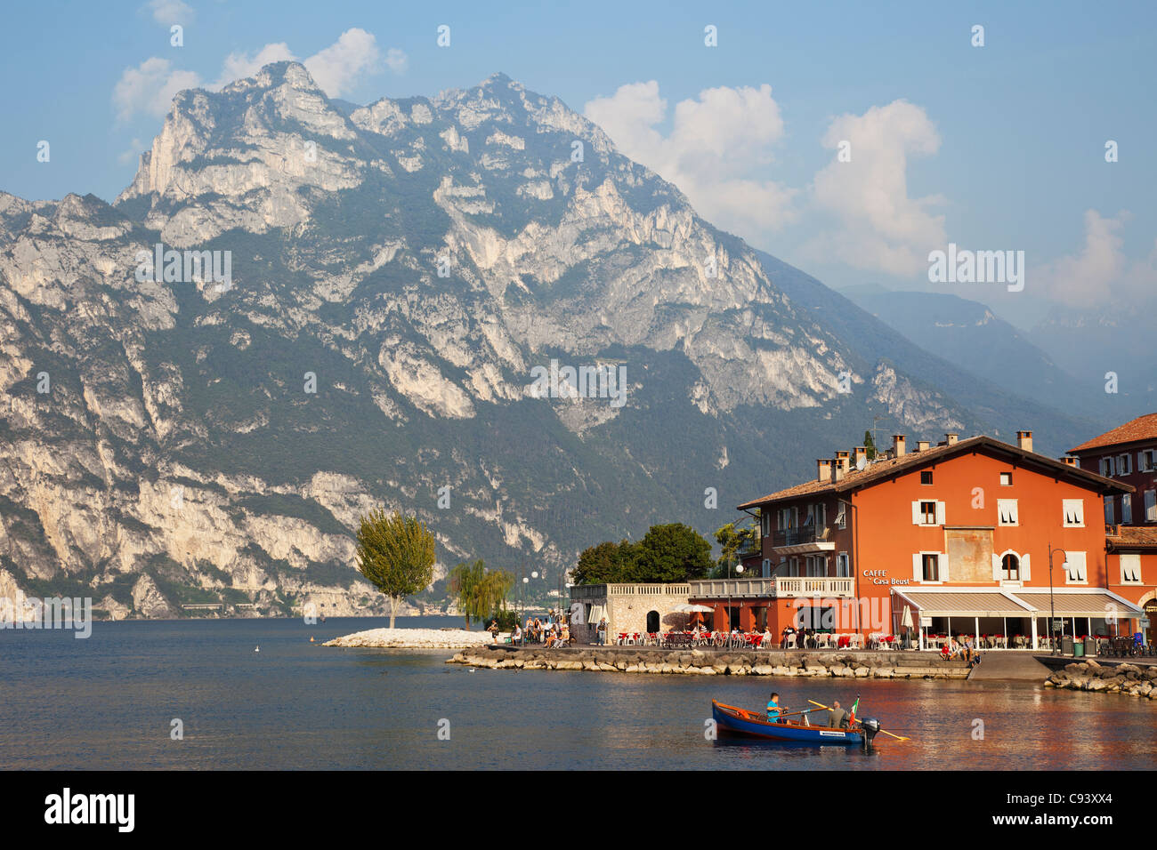 L'Italie, Trento, Lac de Garde, Riva del Garda Banque D'Images