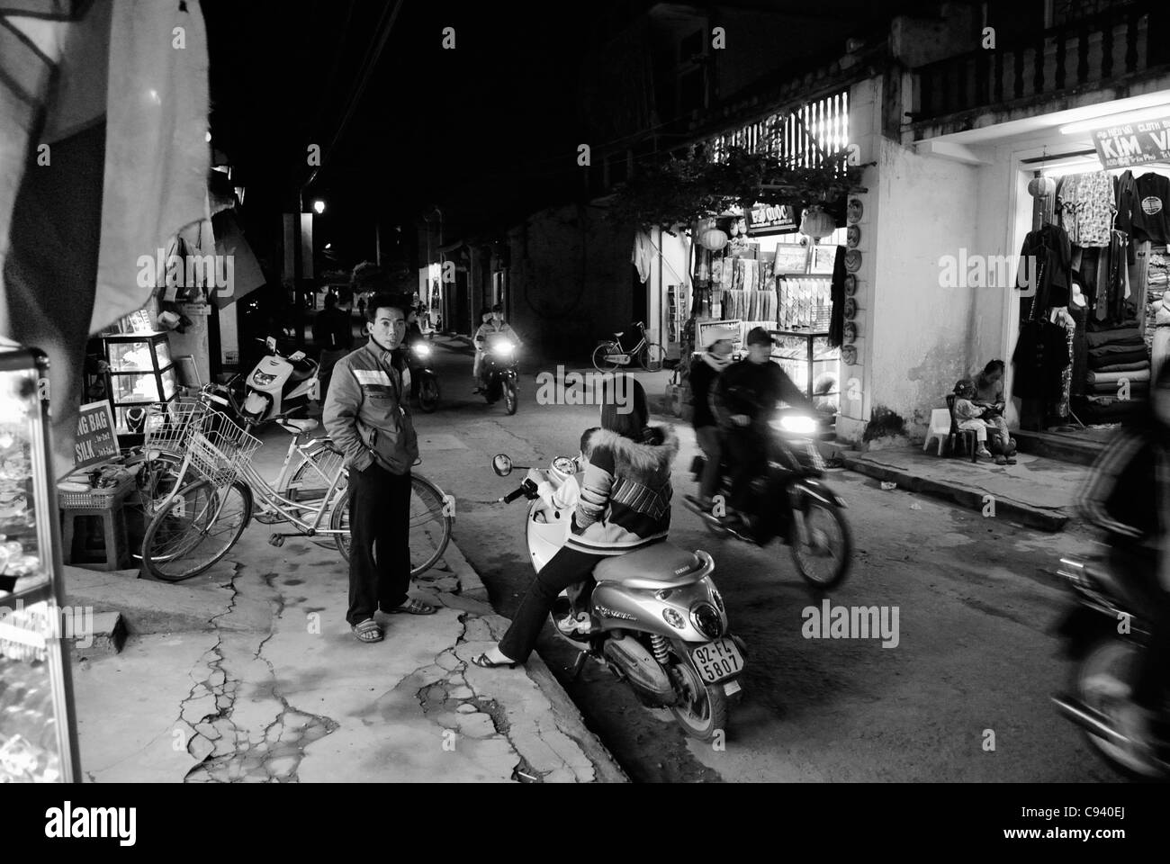 L'Asie, Vietnam, Hoi An. Hoi An old quarter. La vie de la rue. Banque D'Images