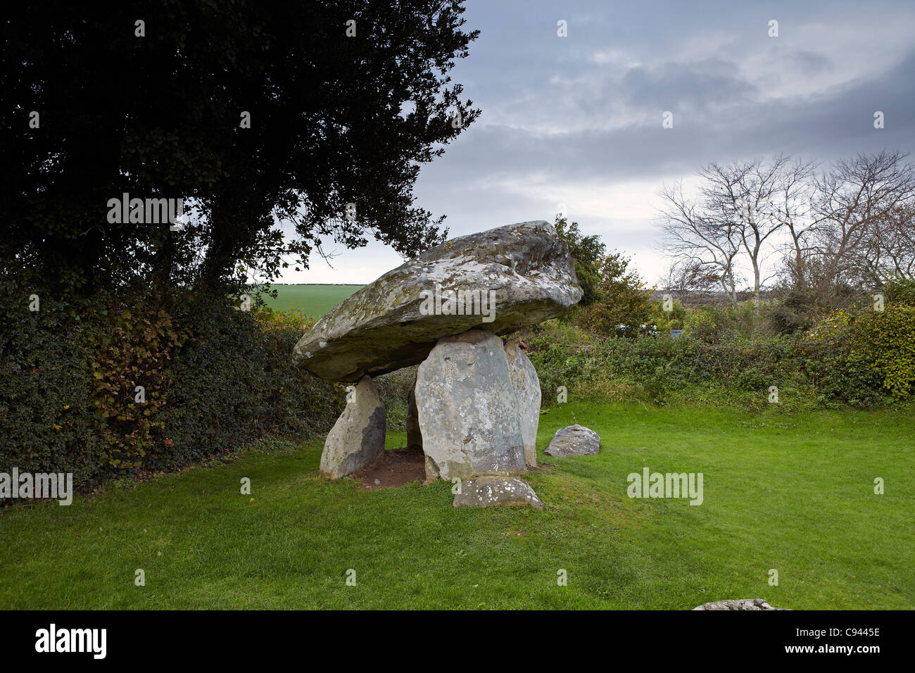 Carreg Coetan Arthur, chambre funéraire, Newport, Ceredigion, pays de Galles, Royaume-Uni Banque D'Images