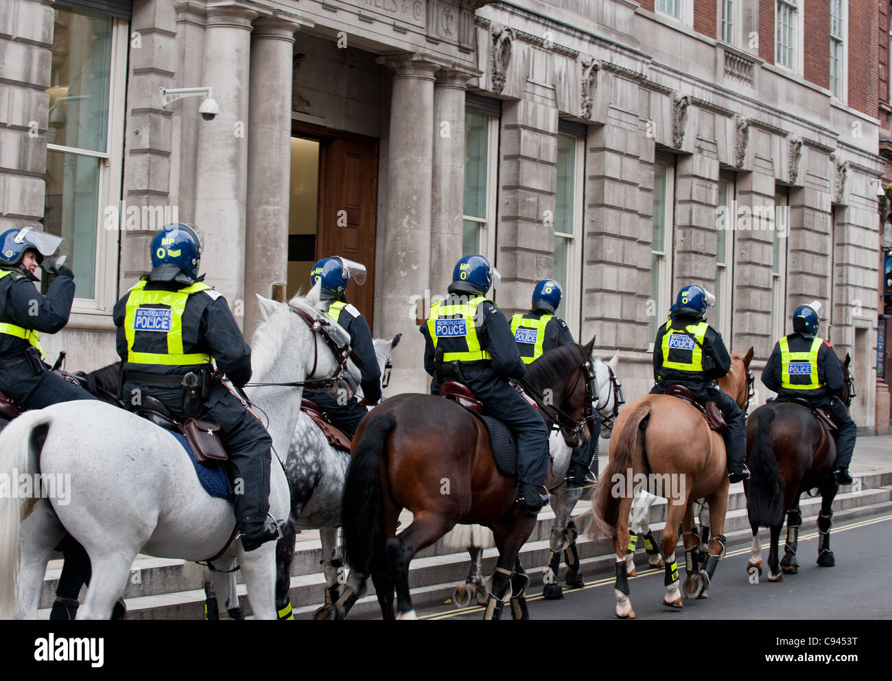 Metropolitan canada en patrouille à Londres Banque D'Images