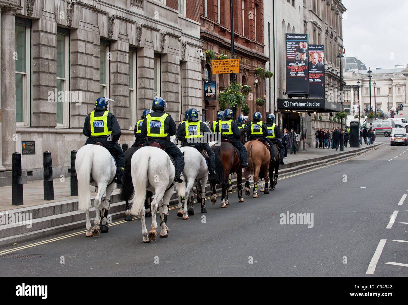 Metropolitan canada en patrouille à Londres Banque D'Images