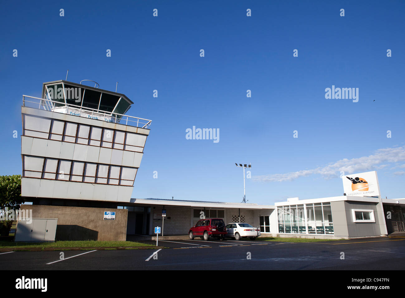 L'aéroport de Wanganui, Nouvelle-Zélande Banque D'Images