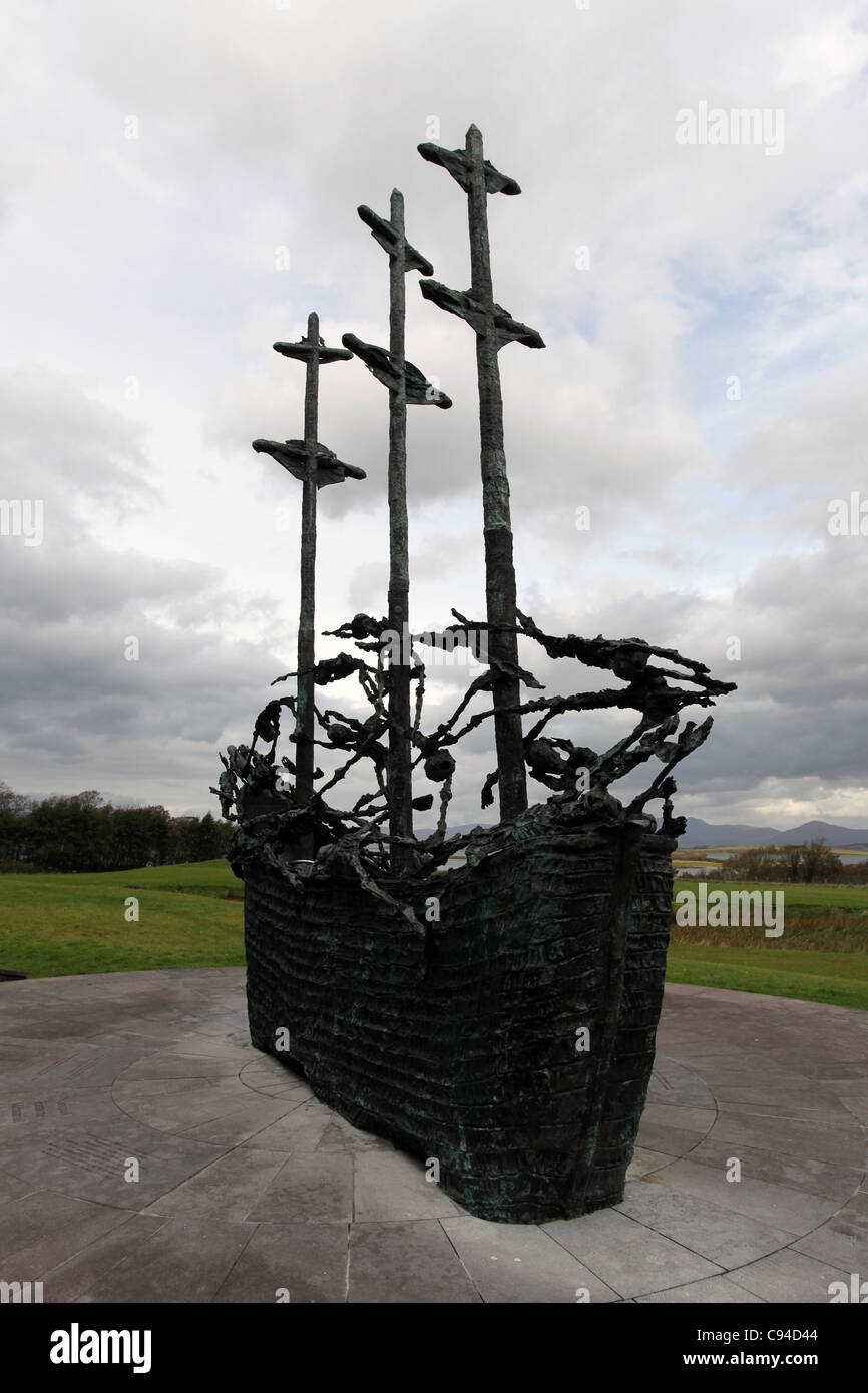 Monument National Famine d'Irlande Banque D'Images