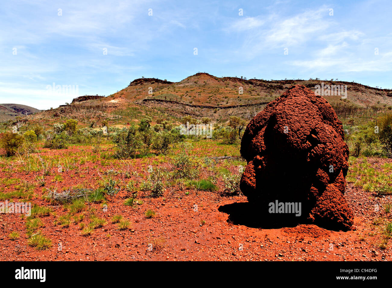 Outback australien de Pilbara en Australie occidentale, paysage Banque D'Images