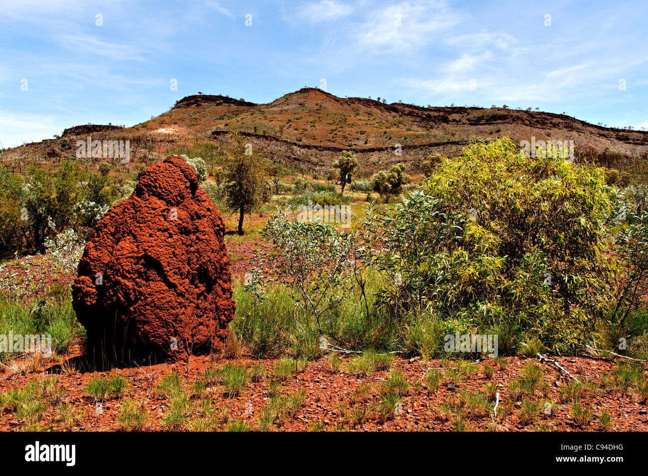 Outback australien de Pilbara en Australie occidentale, paysage Banque D'Images