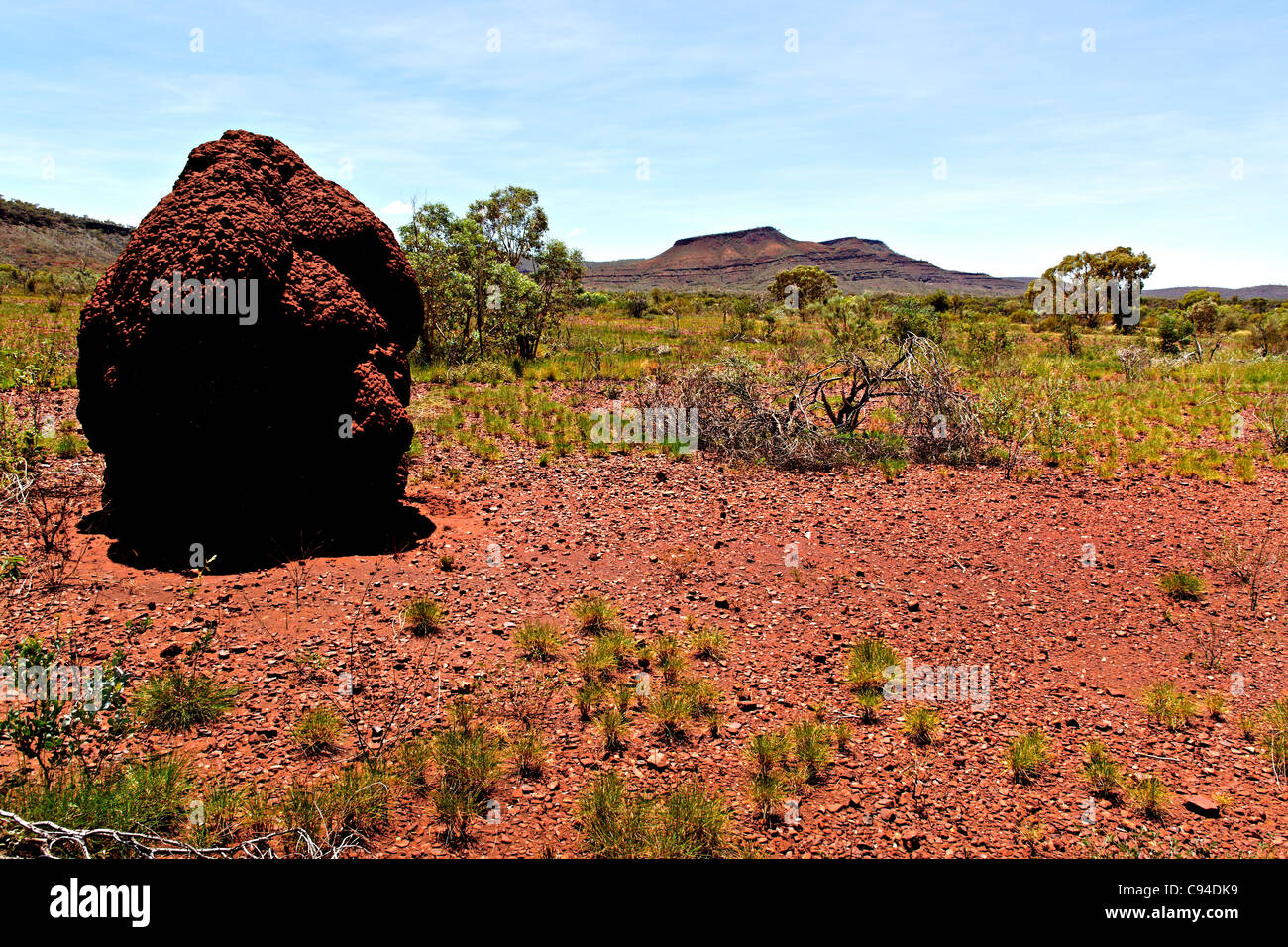 Outback australien de Pilbara en Australie occidentale, paysage Banque D'Images