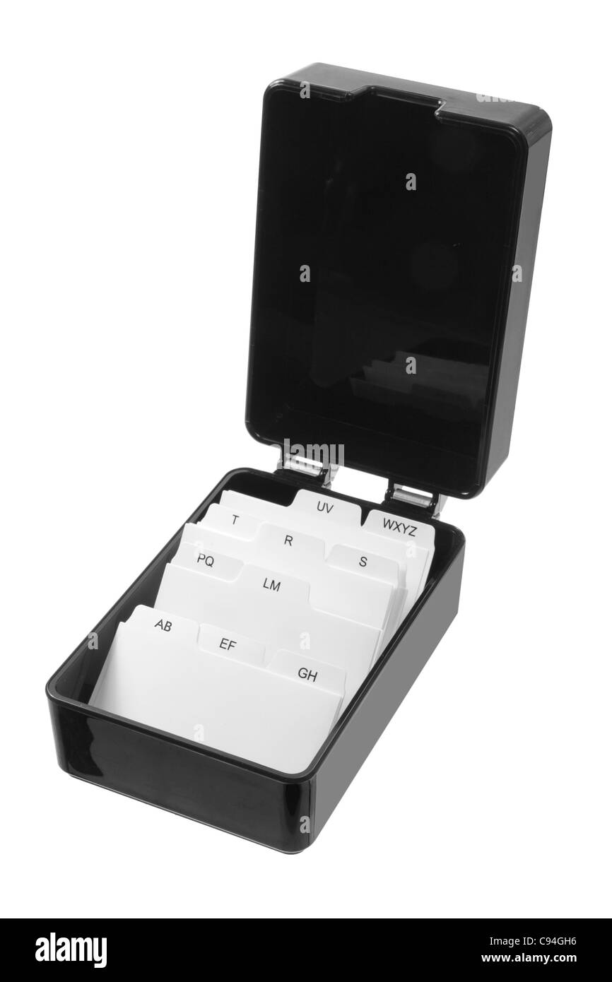 Porte-carte Nom Banque D'Images