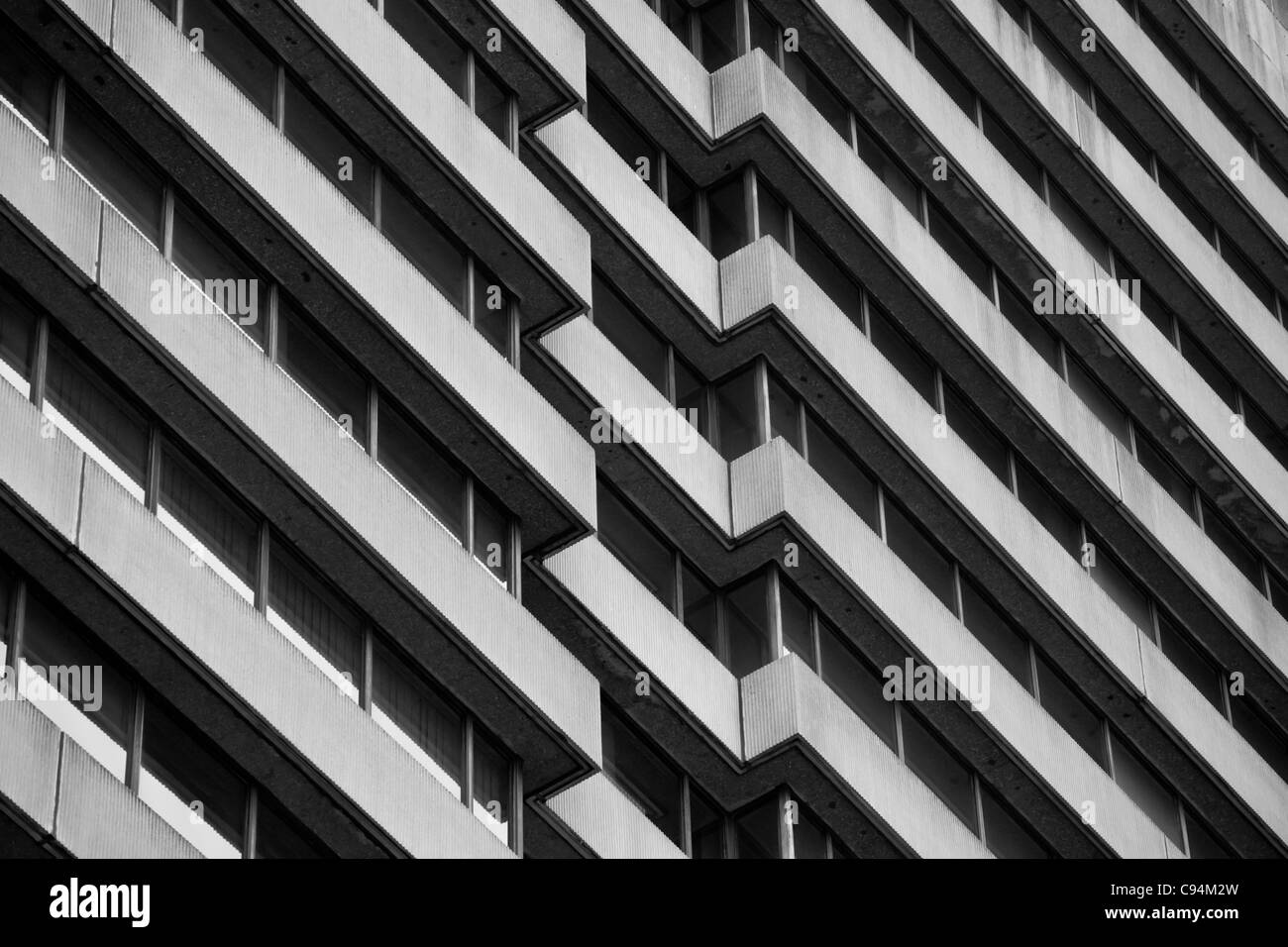 L'Architecture brutaliste Banque D'Images