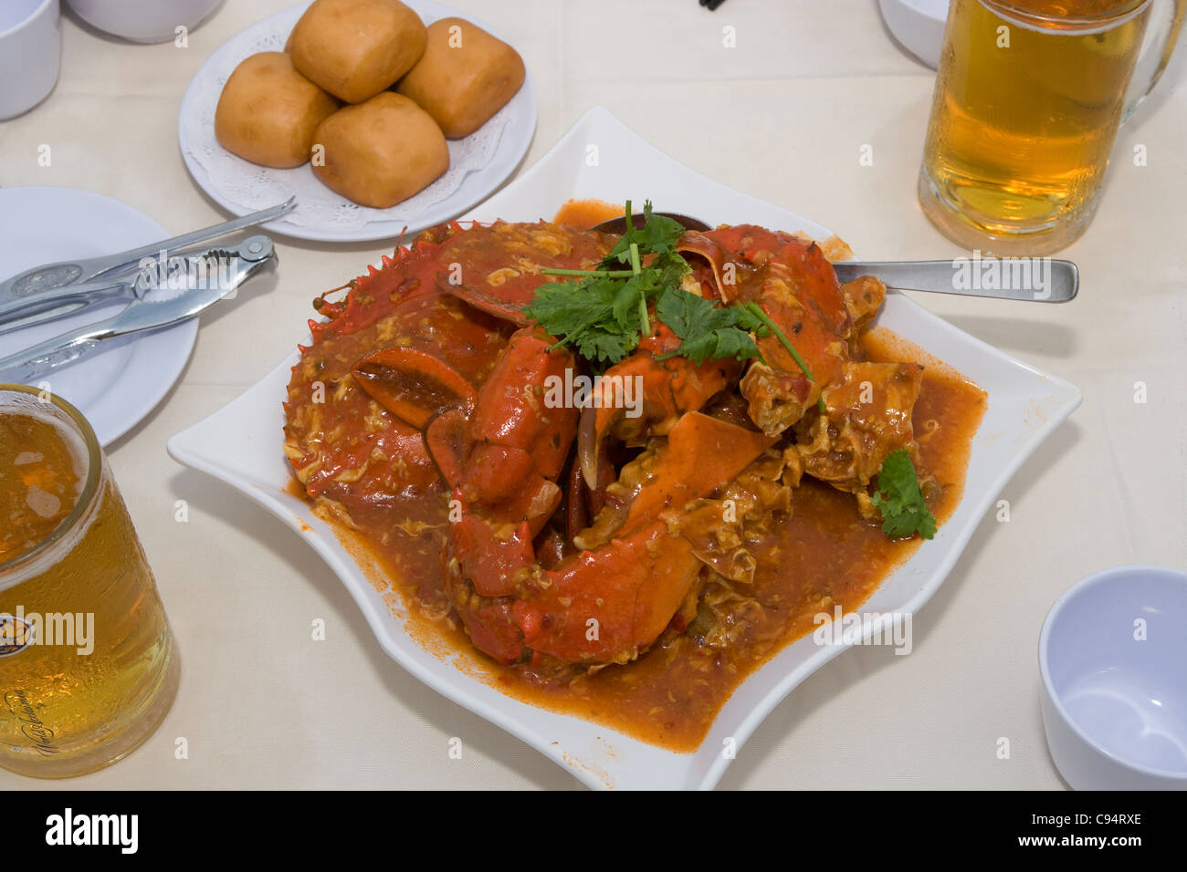 Le centre alimentaire UDMC Chili Fruits de mer Crabe Jumbo à East