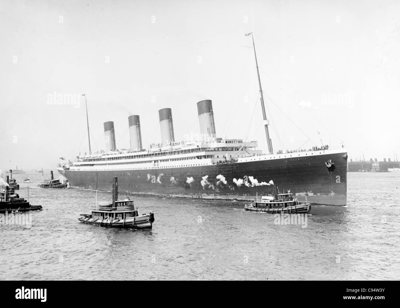S.S. Olympic White Star Banque D'Images