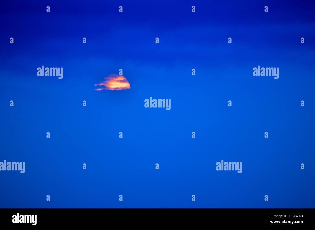 Soleil au lever du soleil Banque D'Images