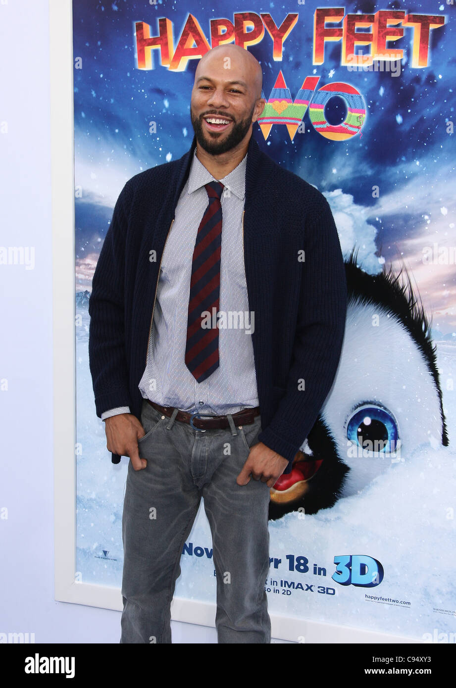 HAPPY FEET COMMUN DEUX. Première mondiale HOLLYWOOD LOS ANGELES CALIFORNIA USA 13 novembre 2011 Banque D'Images