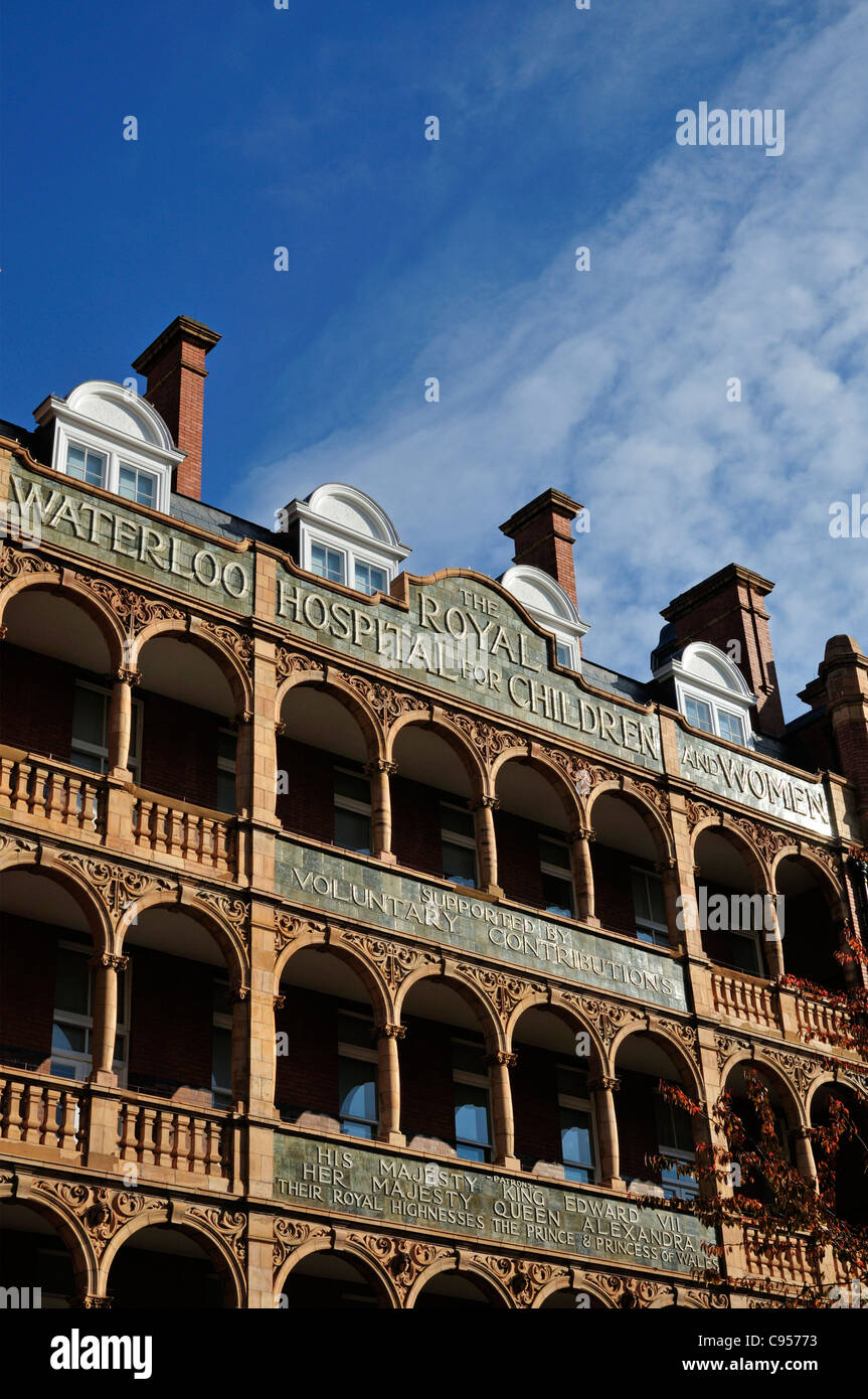 L'Hôpital Royal de Waterloo pour les enfants et les femmes, Londres, Royaume-Uni Banque D'Images