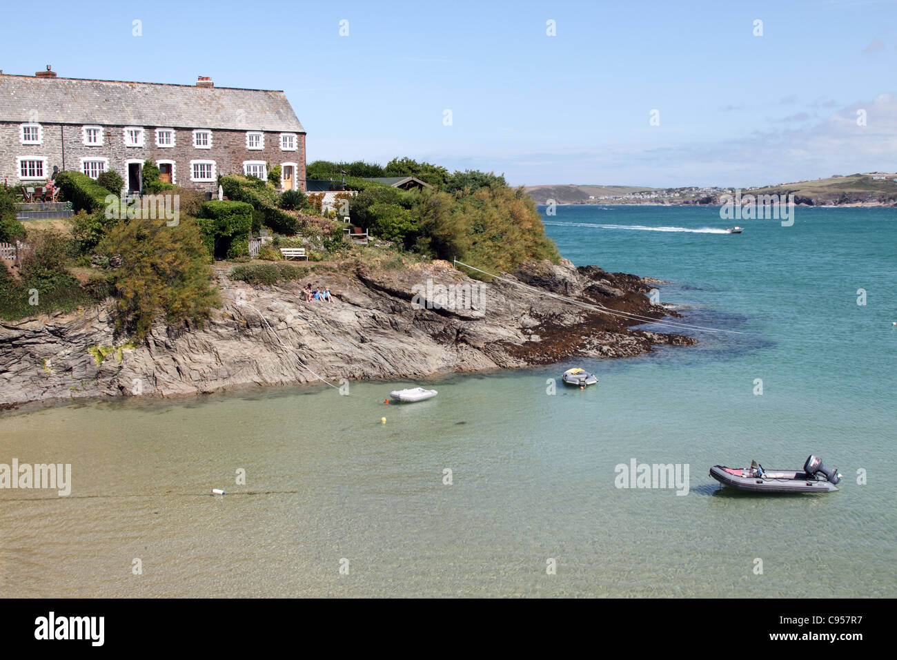 Hawker's Cove ; Padstow Cornwall ; Royaume-Uni ; Banque D'Images