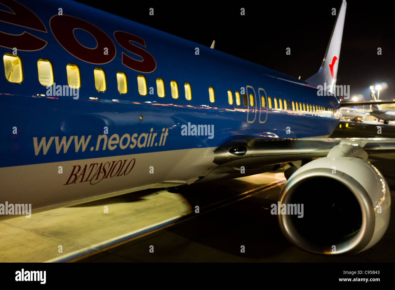Neos Air Boeing Banque D'Images