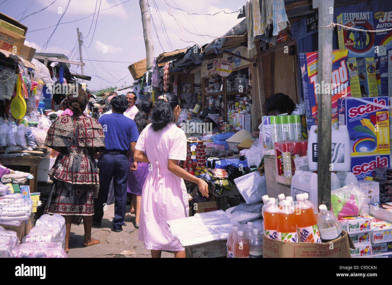 Marché de Lagos, Nigeria. Banque D'Images