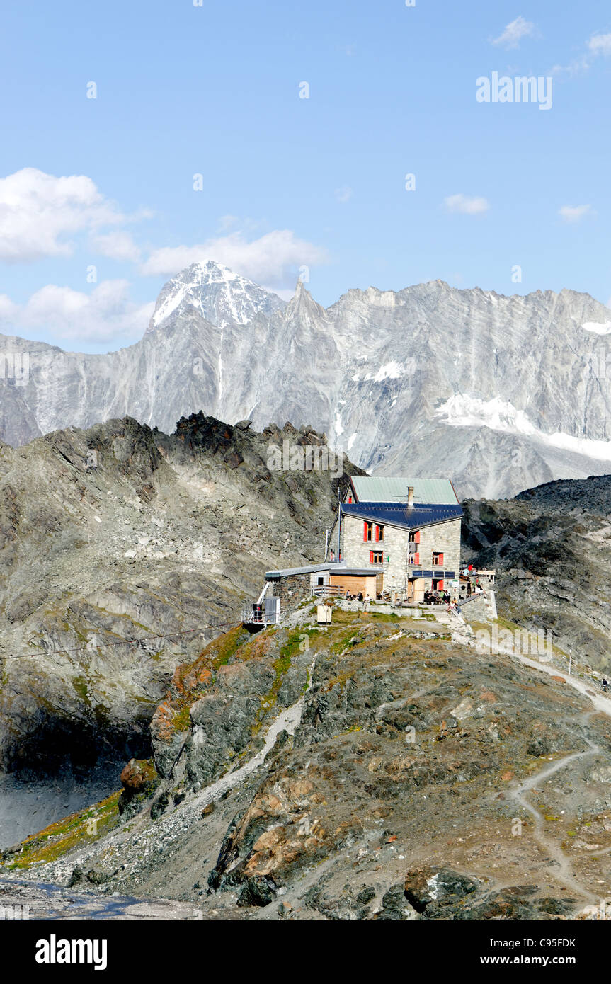 La cabane des Dix La Suisse Banque D'Images