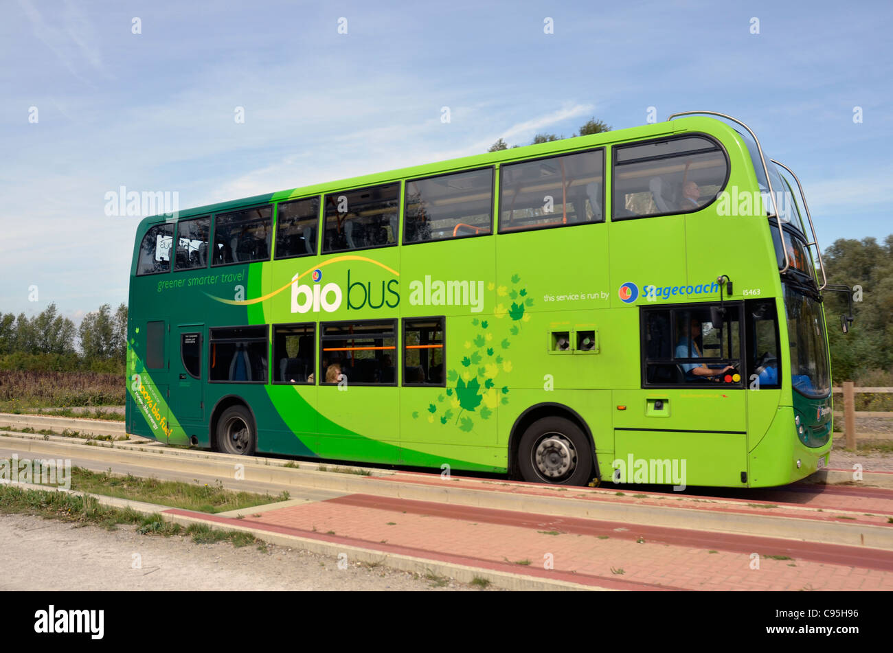 Bus guidée fen drayton cambridgshire united kingdom Banque D'Images
