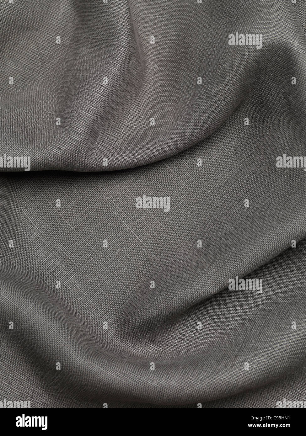 Libre de texture de fond de toile de lin naturel gris Banque D'Images