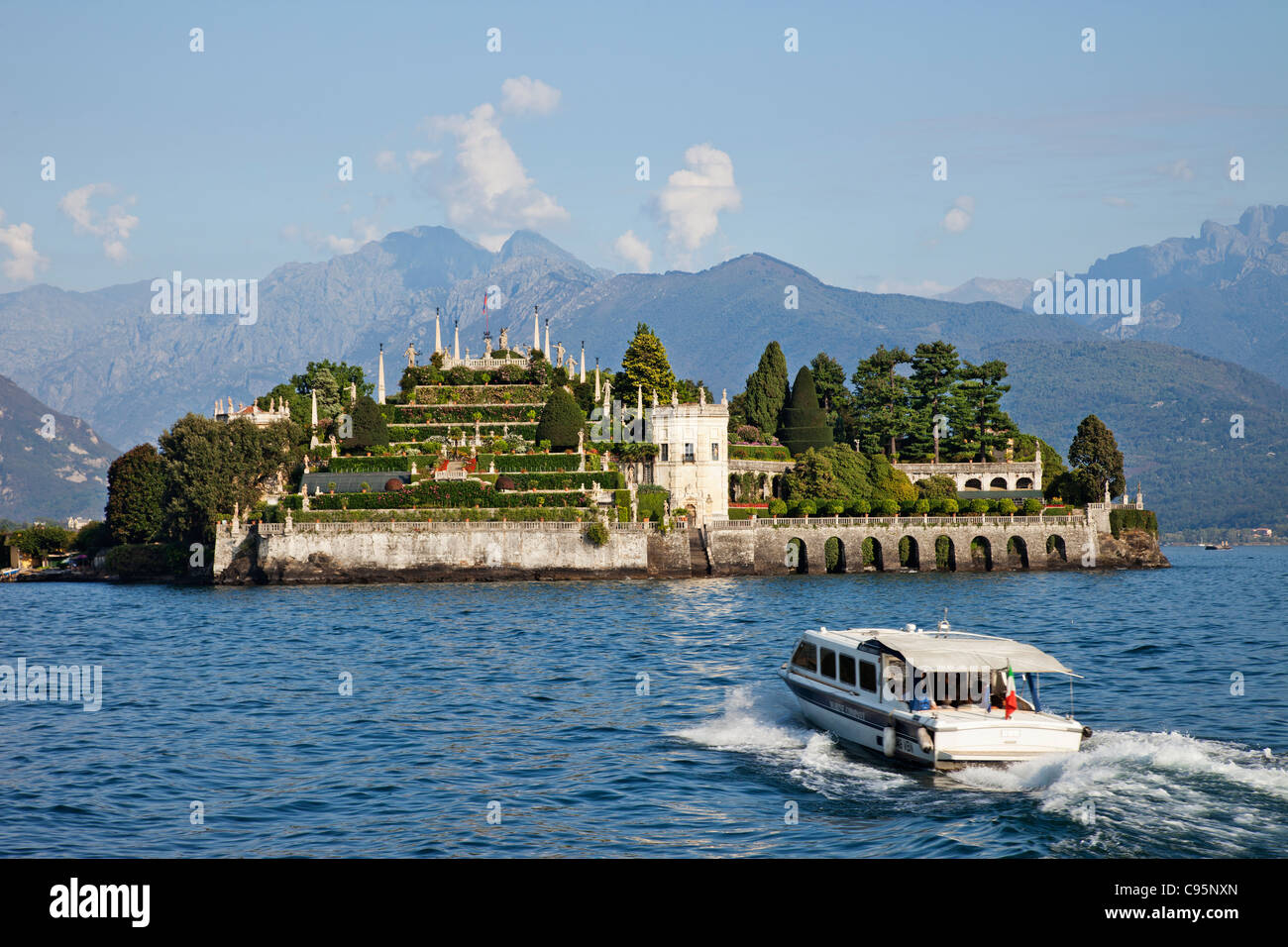 L'Italie, le Piémont, le Lac Majeur, Stresa, Isola Bella Banque D'Images