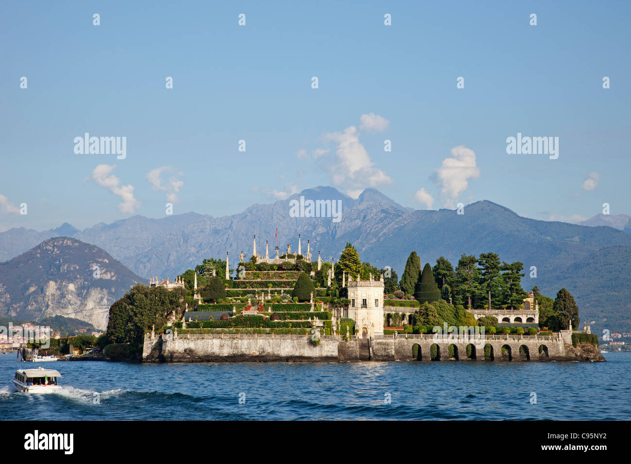 L'Italie, le Piémont, le Lac Majeur, Stresa, Isola Bella Banque D'Images