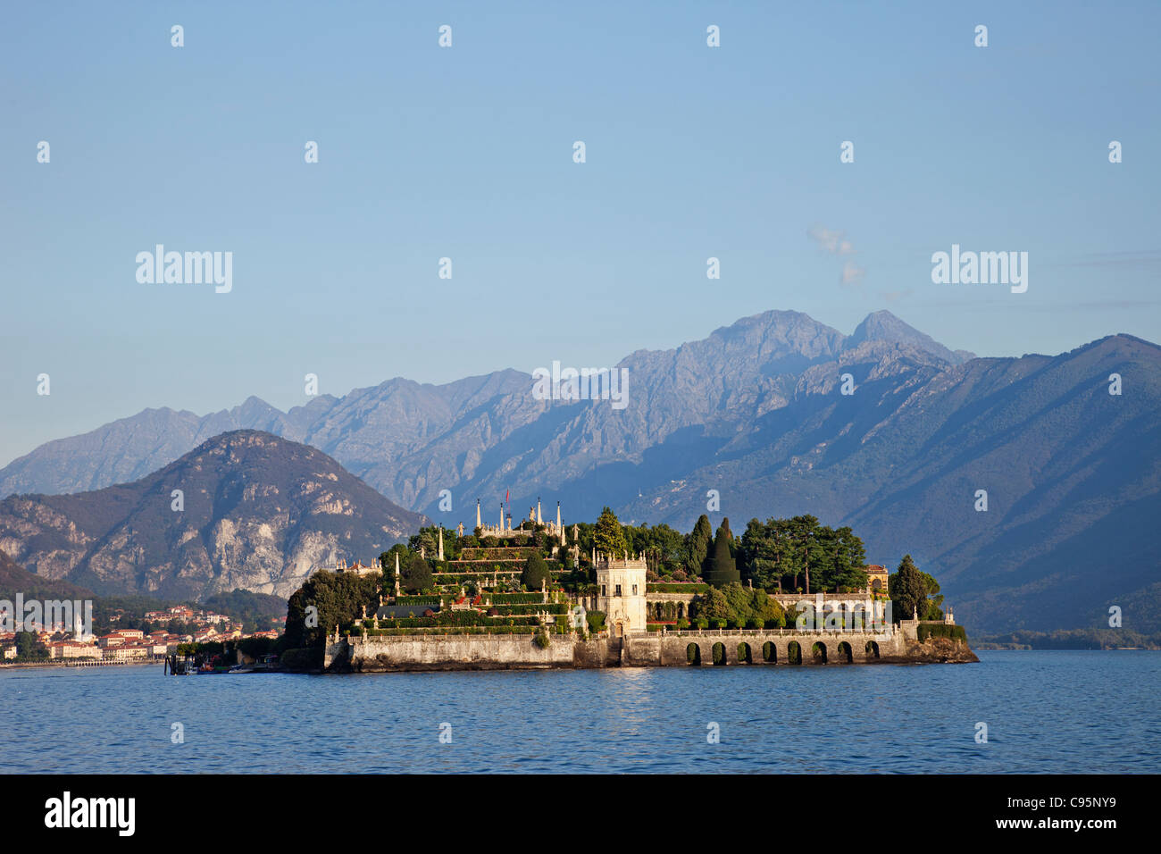 L'Italie, le Piémont, le Lac Majeur, Stresa, Isola Bella Banque D'Images