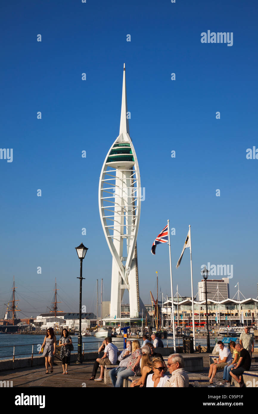 L'Angleterre, Portsmouth, Hampshire, Vue sur Tour Spinnaker Banque D'Images