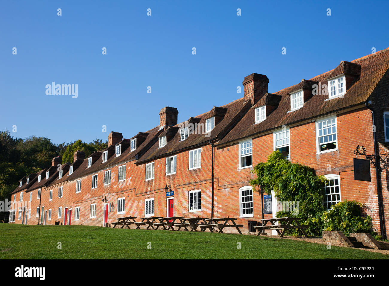 L'Angleterre, Hampshire, New Forest, Buckler's Hard Banque D'Images