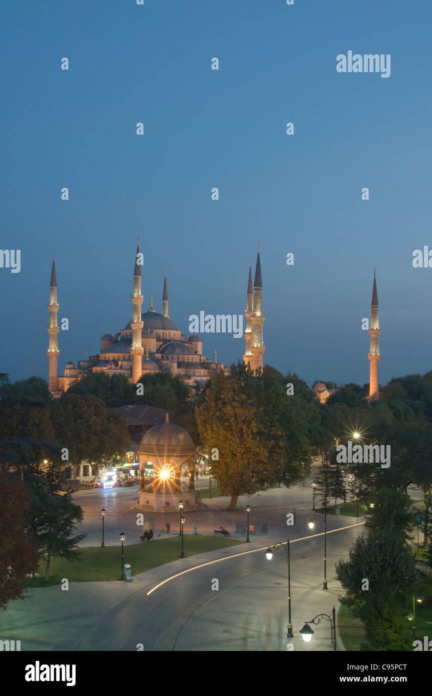 La Mosquée Bleue, Istanbul,Turquie Banque D'Images