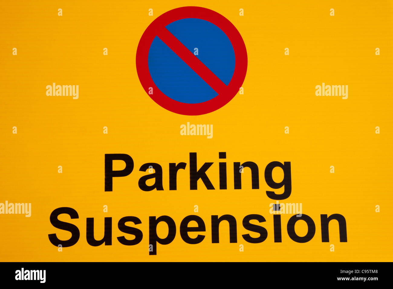 L'Angleterre, Londres, No Parking Sign Banque D'Images