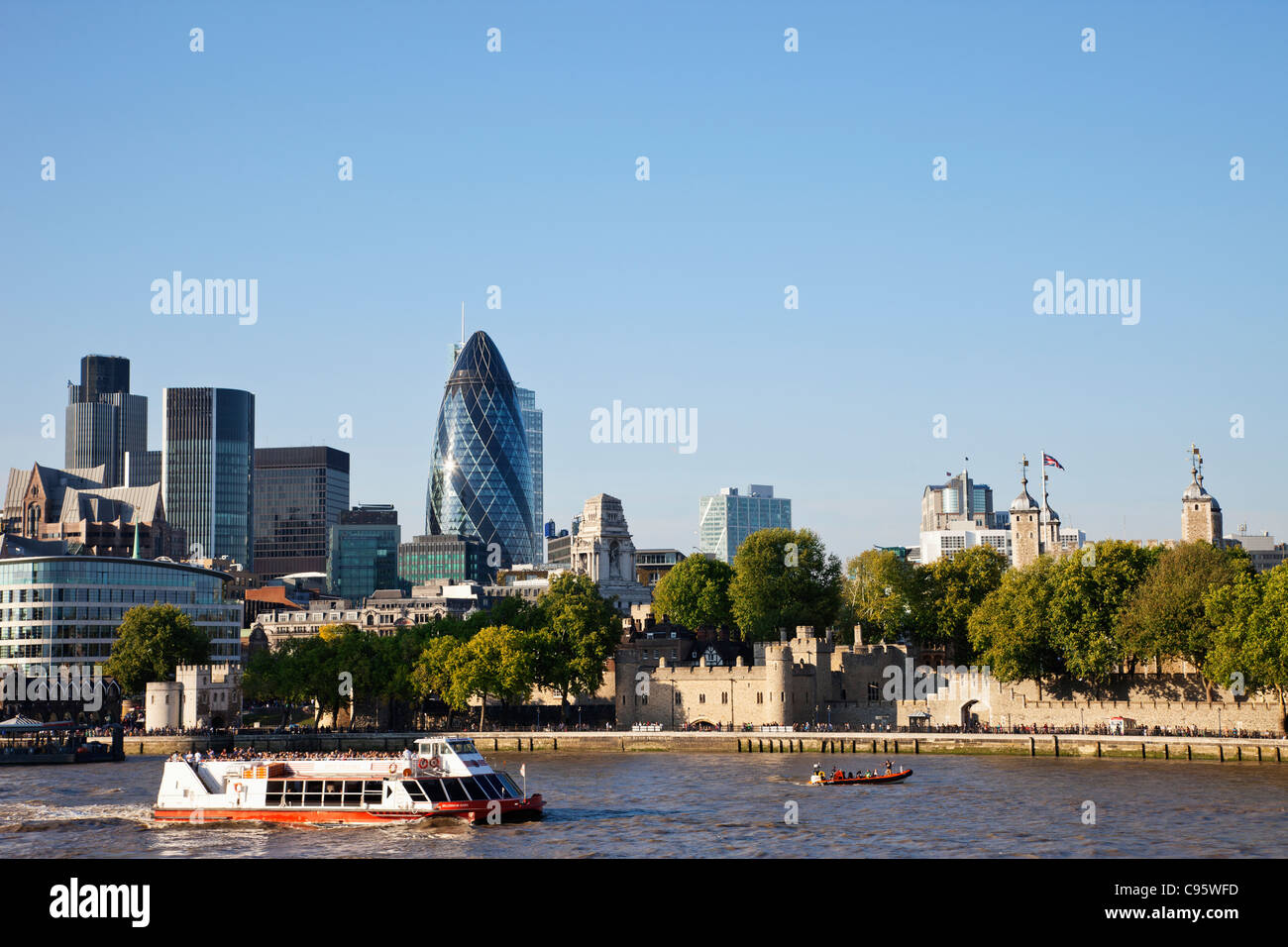 L'Angleterre, Londres, ville de London Business Salon Skyline Banque D'Images
